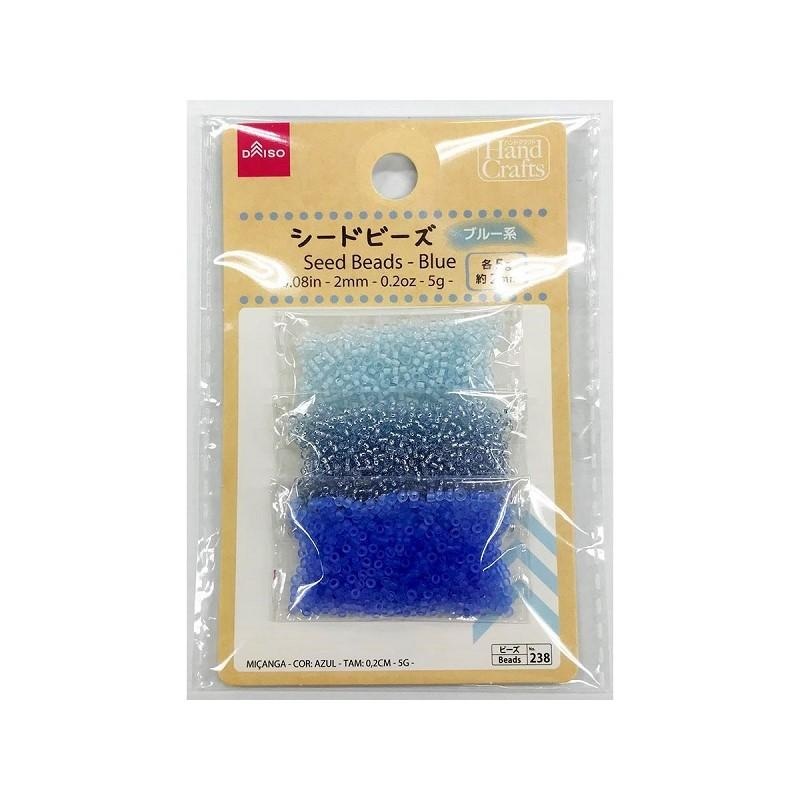 Seed Beads Blue 2mm