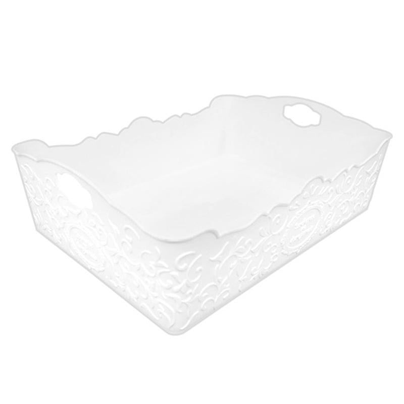 B5 Basket Decorative White