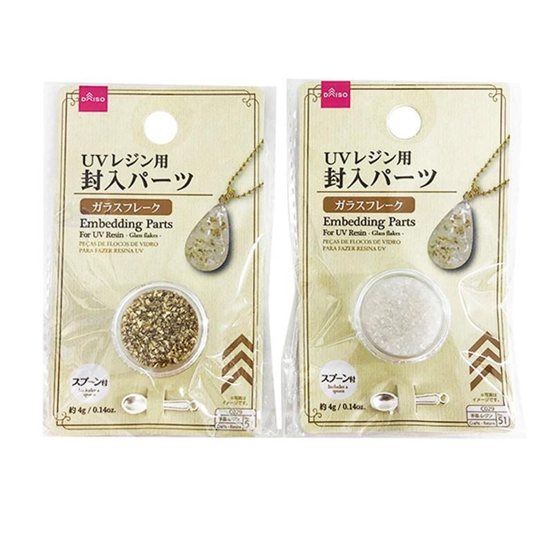 Embedding Parts for UV Resin Glass Flakes