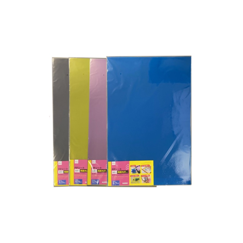 PP Sheet Colored Glossy 0.03in x 15.5in x 22in