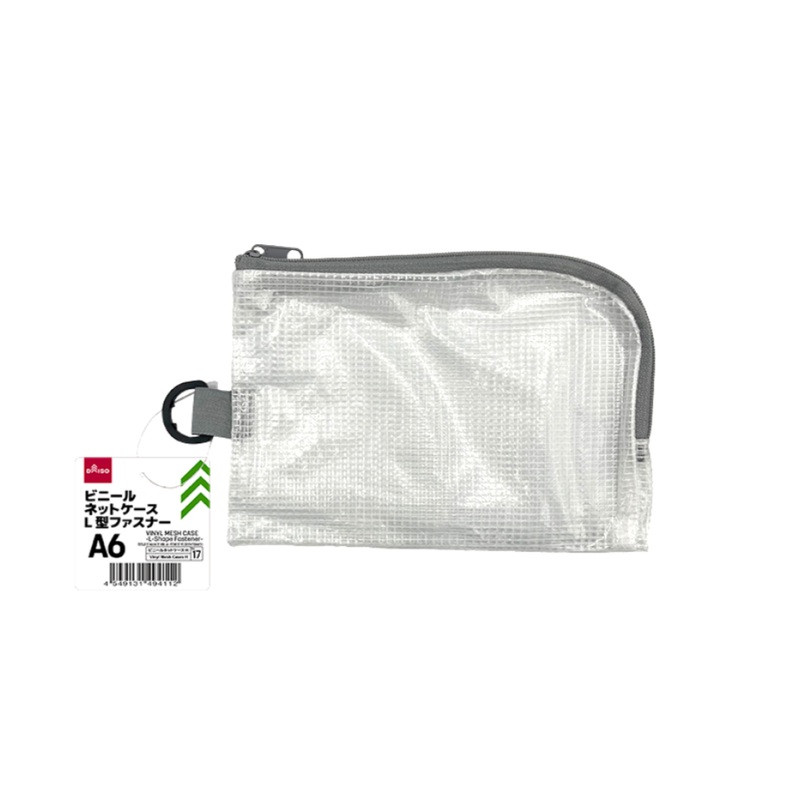 Vinyl Mesh Case A6 L Shape Fastener
