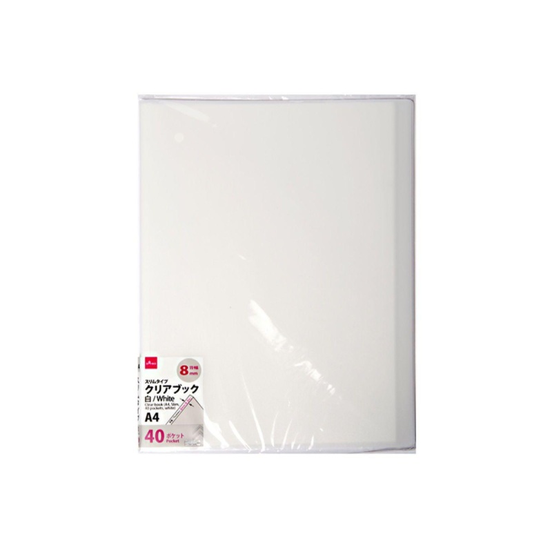 Clear Book A Thin Type White