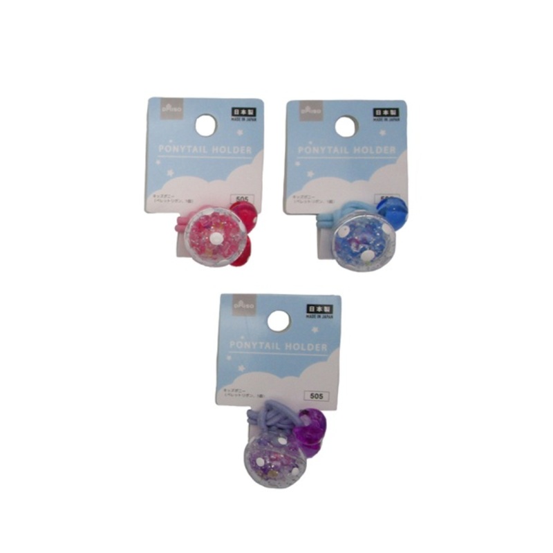Kids Ponytail Holder Pellet Ribbon