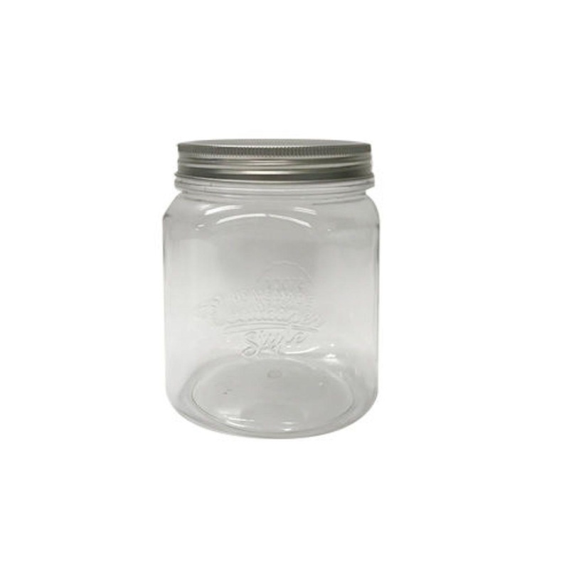 Steel Lid Pet Container Embossed 570ml