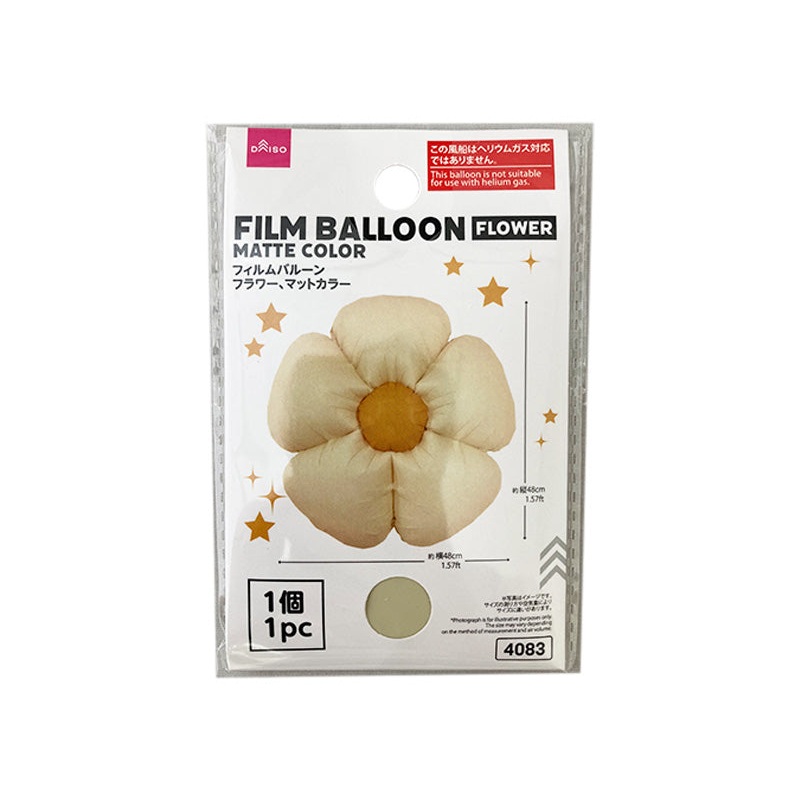 Film Balloon Flower Matte Color
