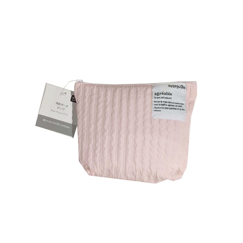 Iepo Boat Shaoed Pouch Pink