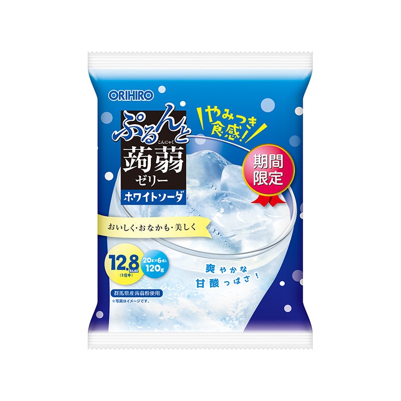Orihiro Plantdew Purun Konjac Jelly Pouch White Soda