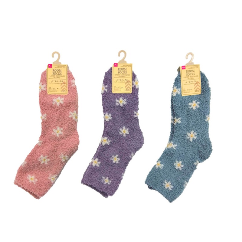 Room Socks Ladies Nostalgic Floral