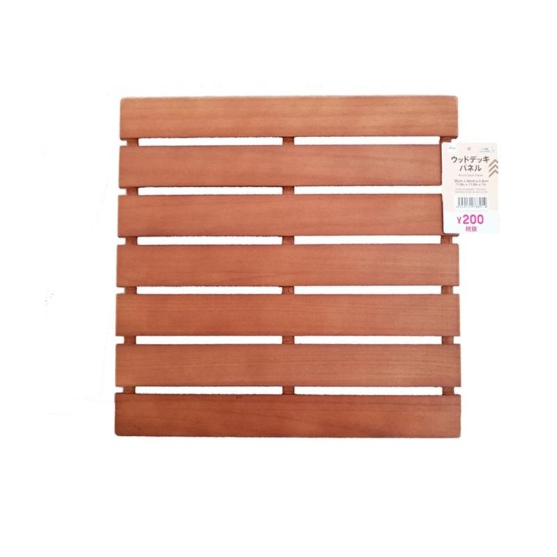 Wood Deck Panel 30cm x 30cm x 2.5cm