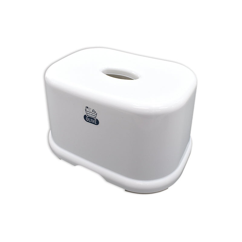 Bath Seat Olive White 9.84in x 7.28in x 5.51in