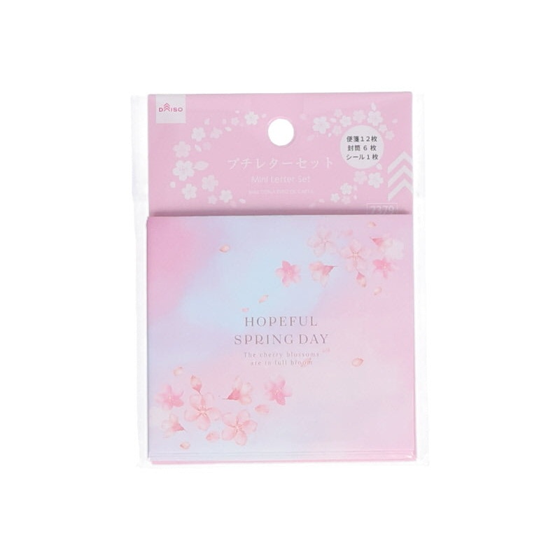 Mini Letter Set Cherry Blossom