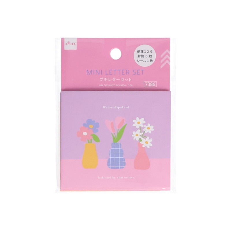 Mini Letter Set Flower