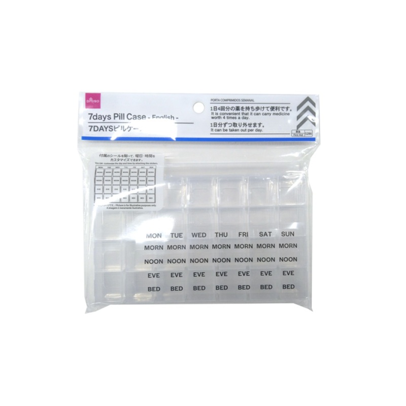 7 Days Pill Case English