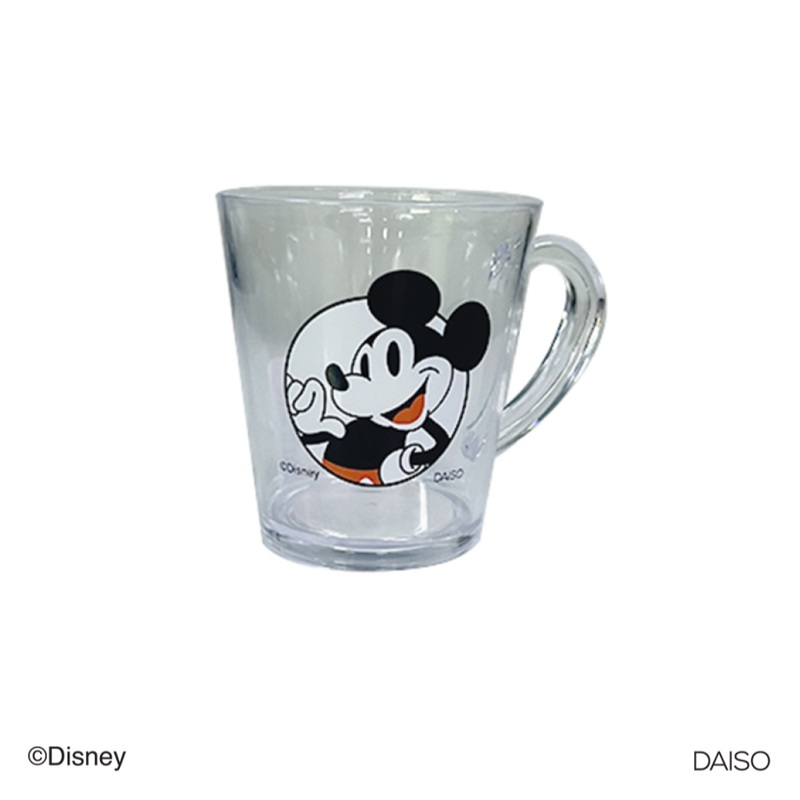 Clear Mug with Handle 205ml Mickey