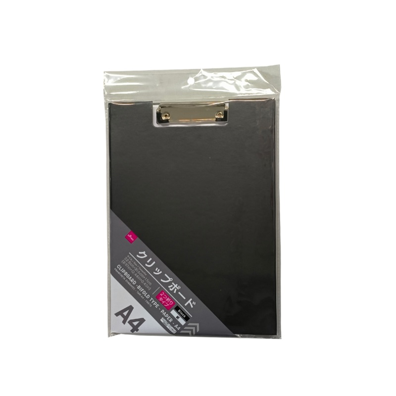 Clipboard Bifold Type Paper A4 Black