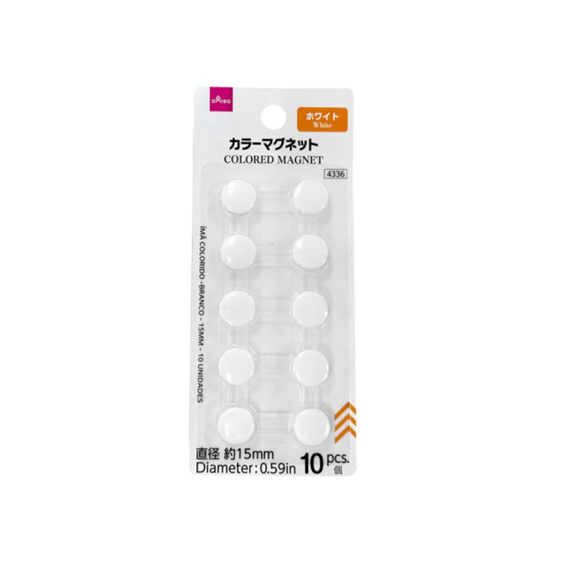 Colored Magnet White 15mm