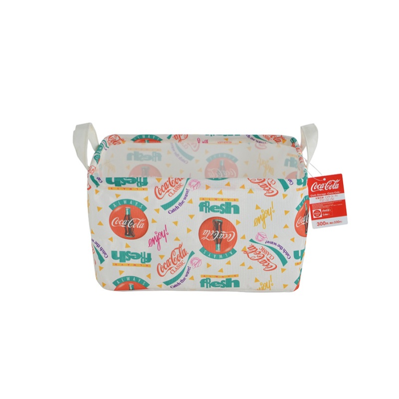 Cloth Storage Coca Cola Coated 28.5cm x 21cm x 16cm