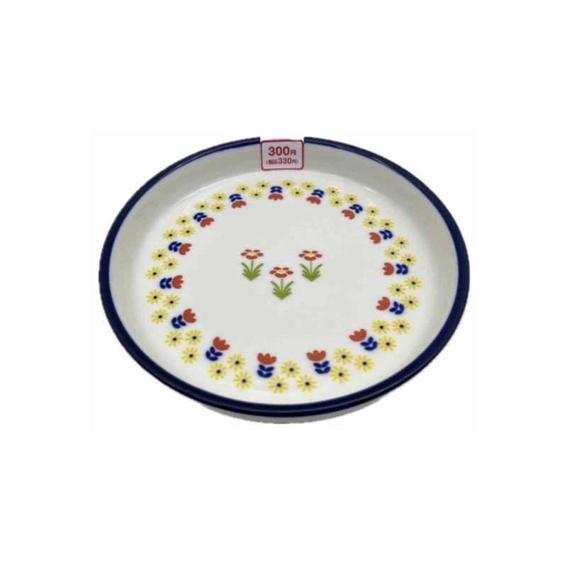 Plate Blue Line Tulip 16.5cm