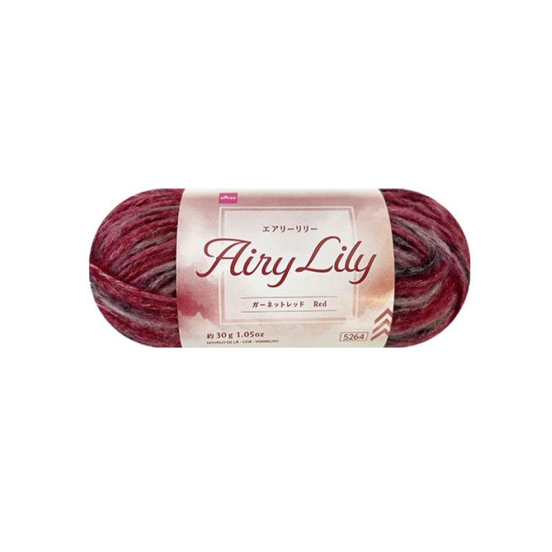 Yarn Airy Lily Red