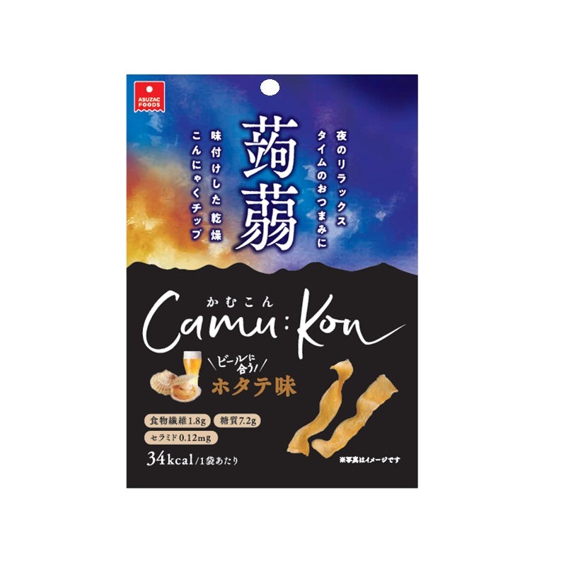 Asuzac Foods Dried Konjac Chips Scallop Flavor