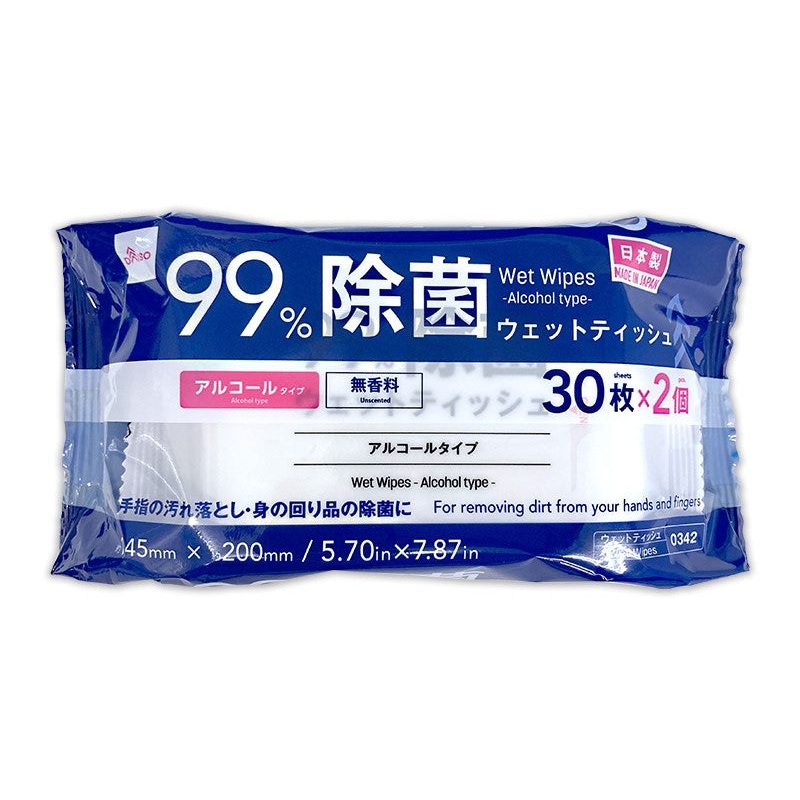 Wet Wipes Alcohol Type