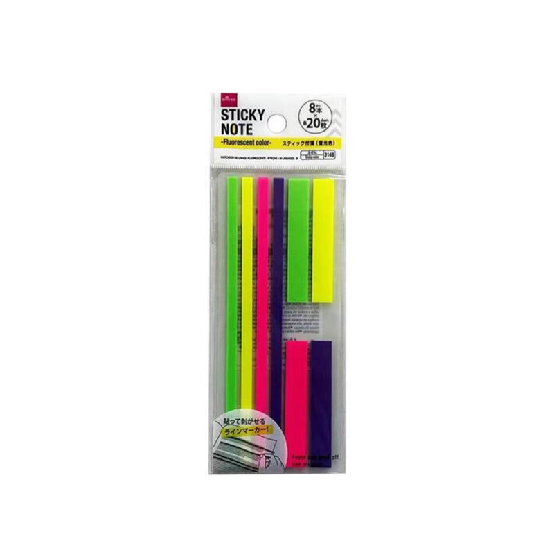 Stick Type Sticky Note Fluorescent Color