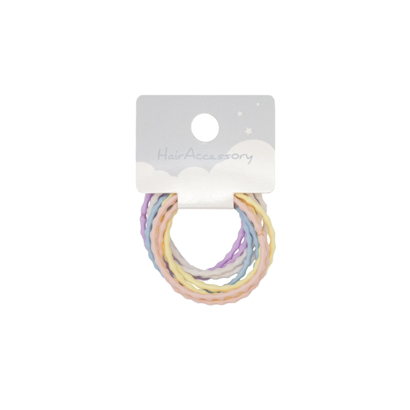 Hair Ties Set Poodle Tie Pastel