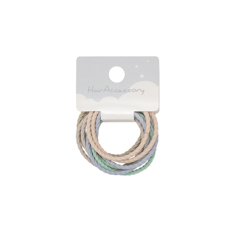 Hair Ties Set Twist Natural Color