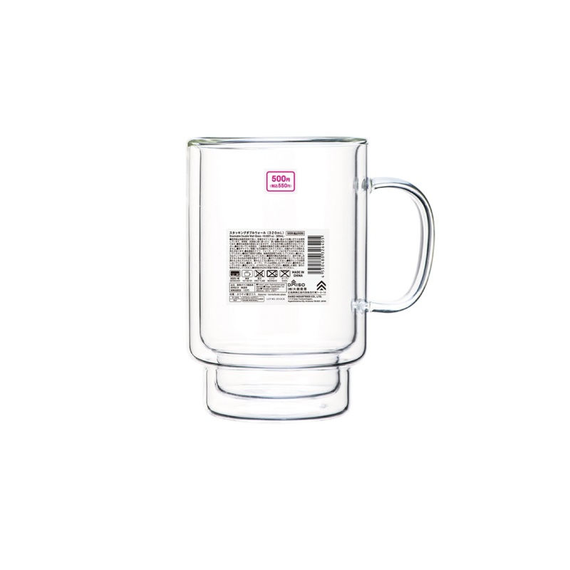 Stackable Double Wall Glass 320ml