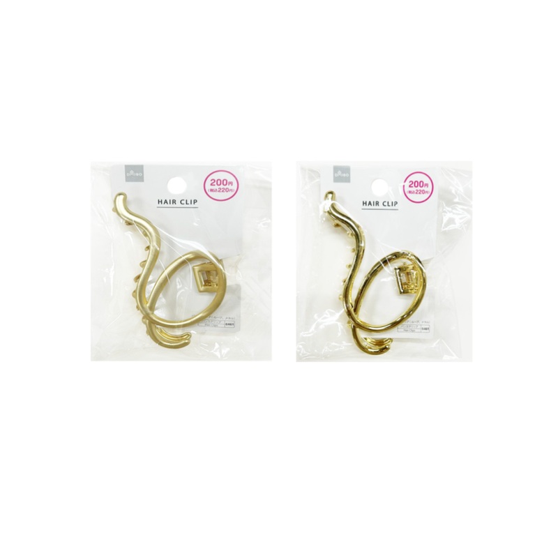 Hair Clip Loop Metallic