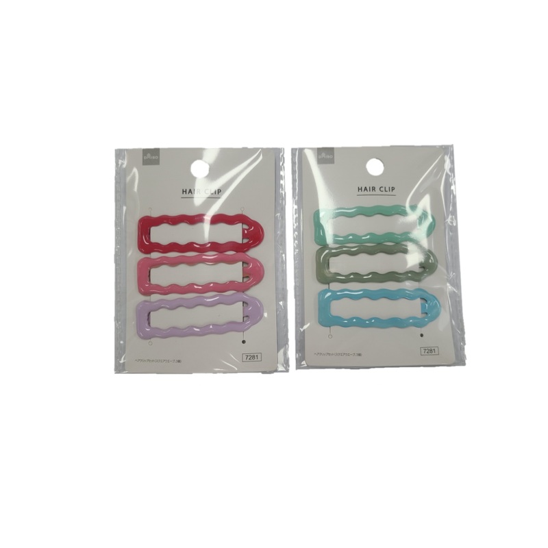 Hair Clip Set Square Wave