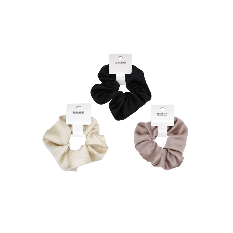 Scrunchie Satin sSyle Pencil Stripe