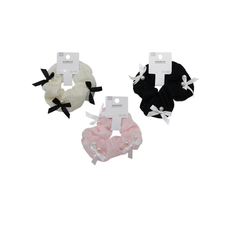 Scrunchie with Mini Ribbon Lace Style