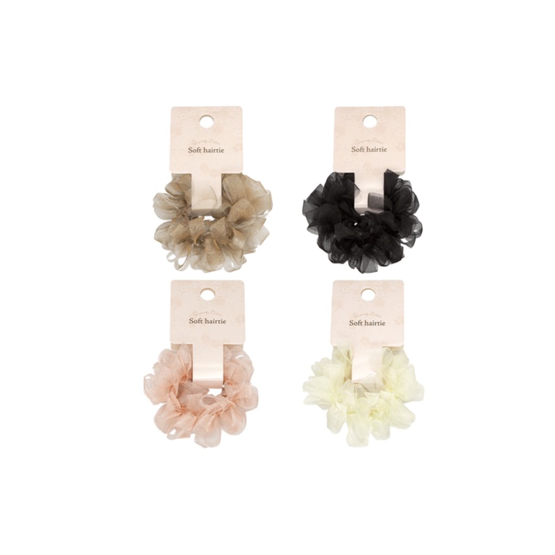 Soft Hair Tie Organdy Gather
