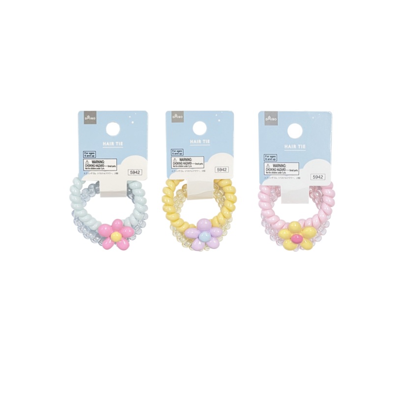 Spring Hair Tie Pastel Flower