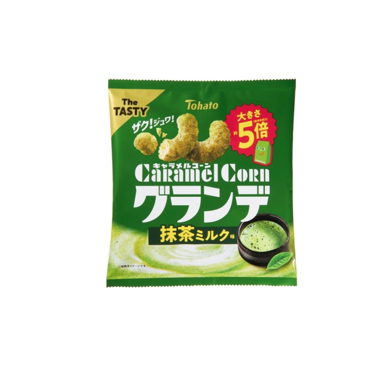 Tohato Caramel Corn Grande Matcha Milk