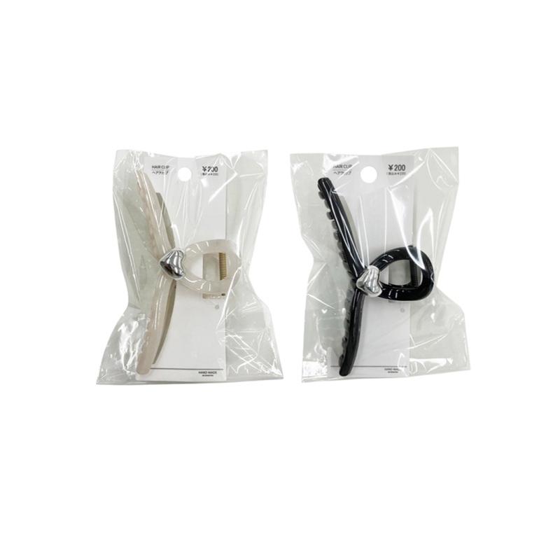 Hair Clip Beige/Black