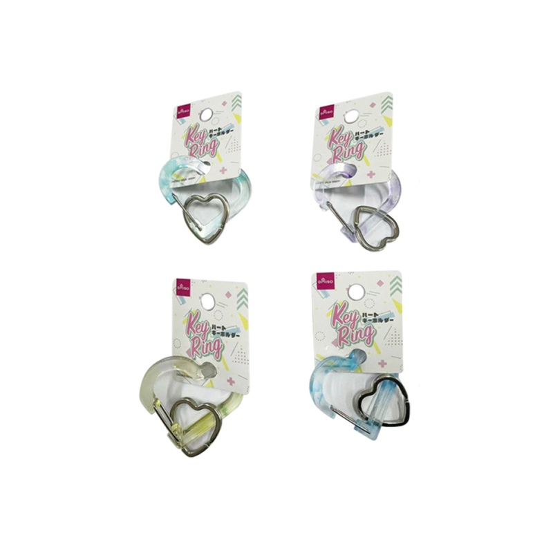 Heart Key Ring Gradation