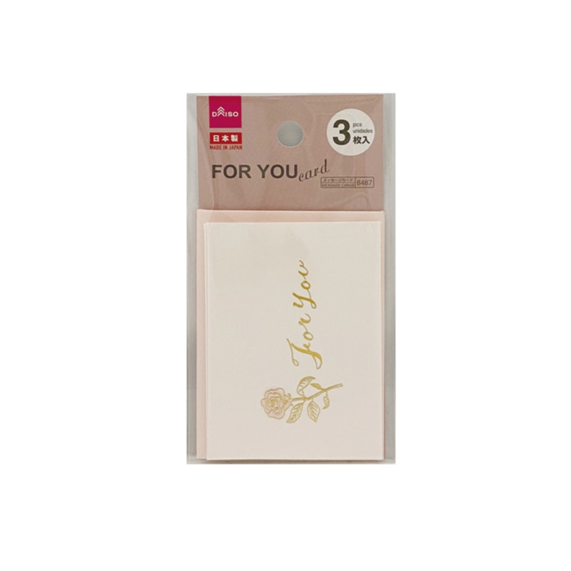 Mini Greeting Card Rose For You