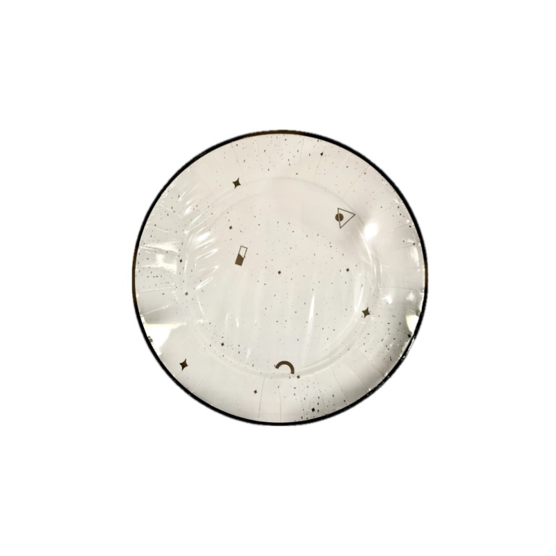 Paper Plate Night Sky Design 8.85in