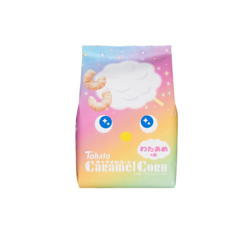 Tohato Caramel Corn Cotton Candy