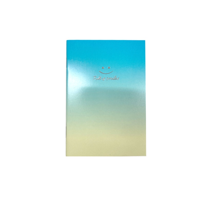 Gradation Notebook B7 Grid 3mm Green