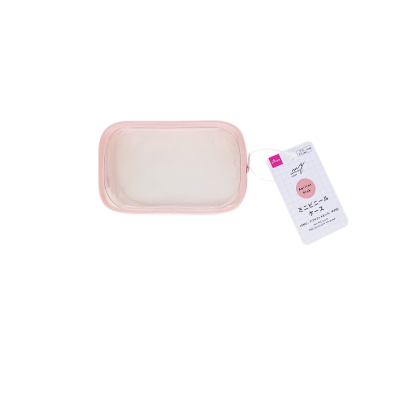 Mini PVC Pouch with Gusset Apricot Pink