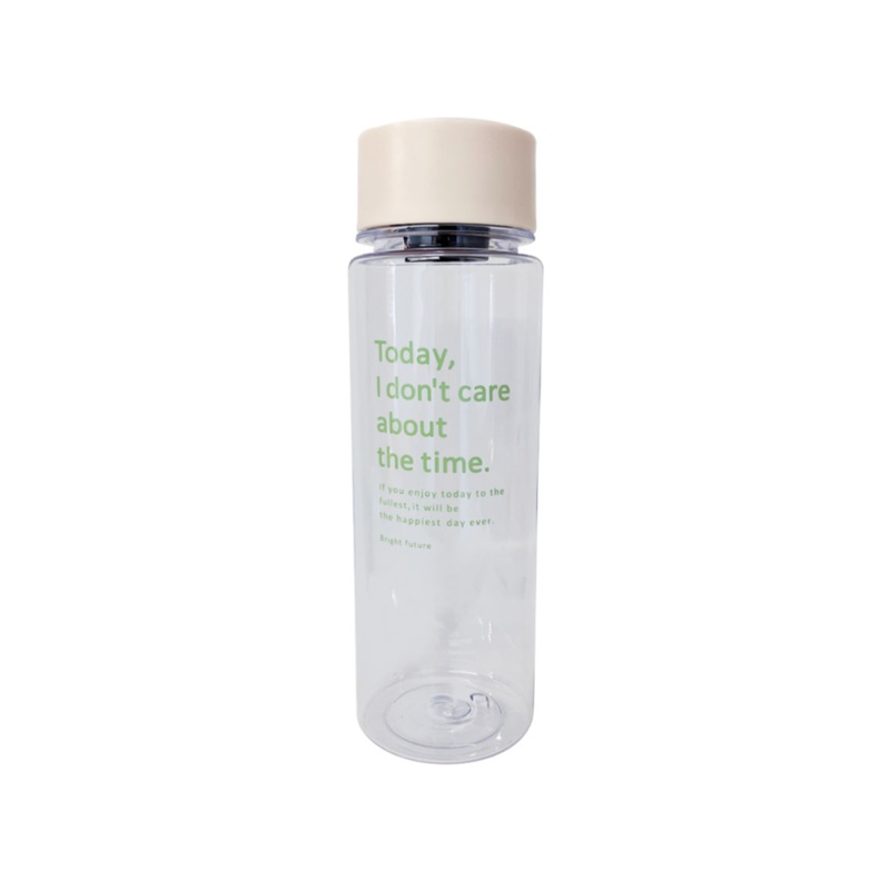 Clear Bottle Logo Pattern Grey
