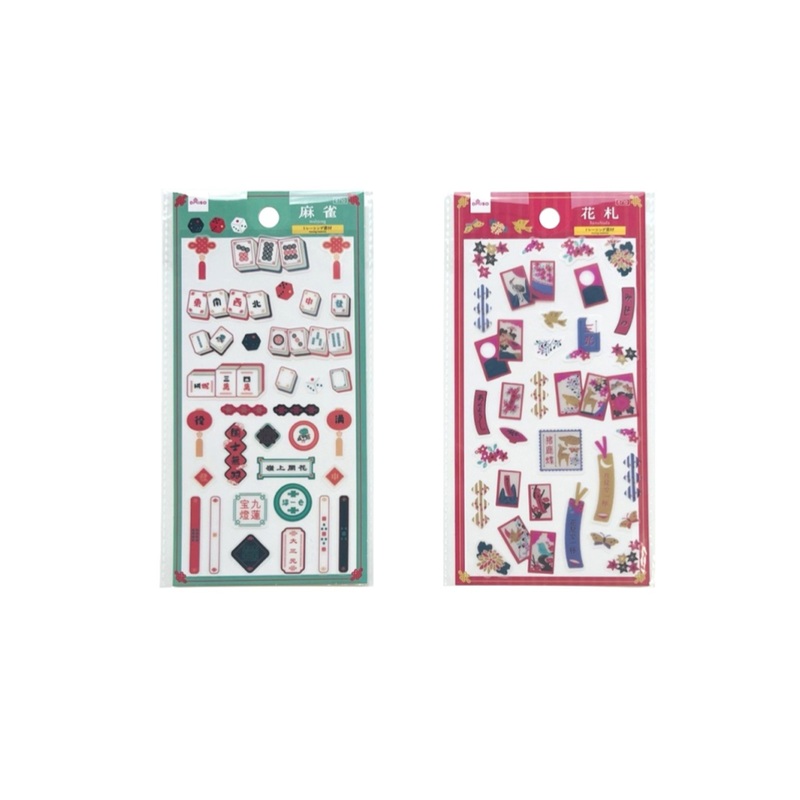 Design Stickers Mahjong Hanafuda