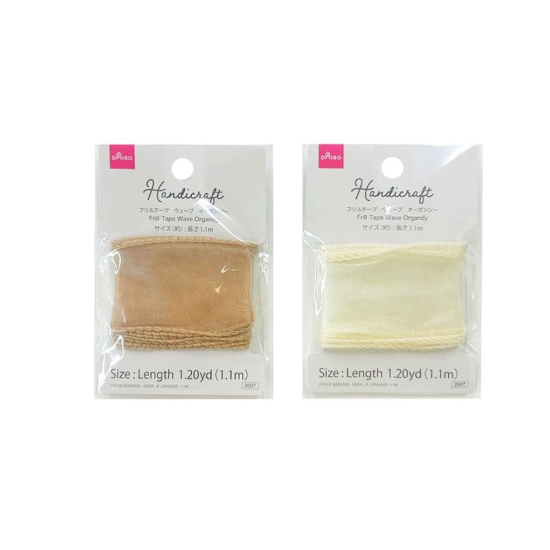 Frill Tape Wave B Organdy 1.1m