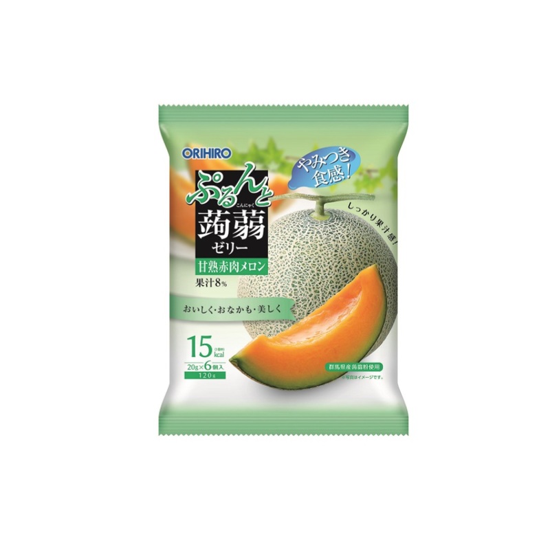 Orihiro Plandu Purun & Konjac Jelly Pouch Sweet Ripe Melon