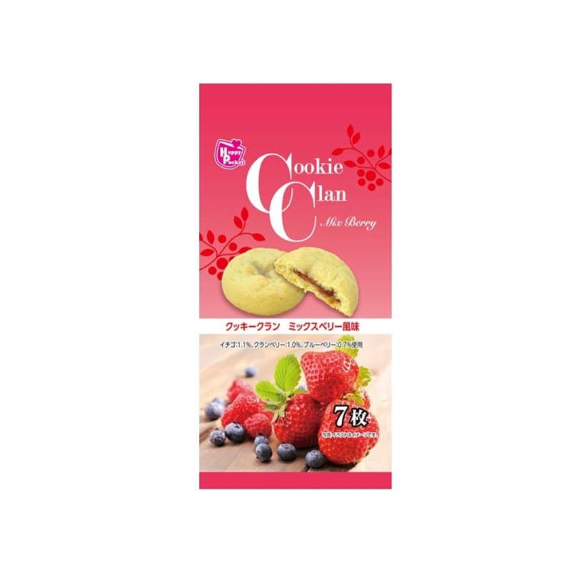 Happy Pocket Cookie Clan Mix Berry Flavor