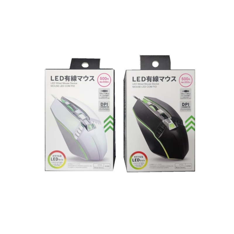 LED Wired Mouse Device