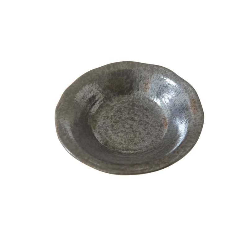 Lightweight Tenmoku Shallow Bowl 14cm x 3.5cm